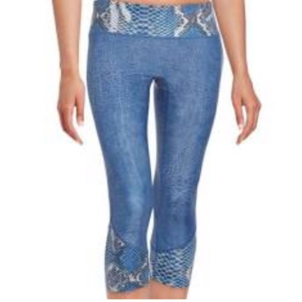 EXCELLENT Prismsport Python Snake Print Leggings - Picture 4 of 5